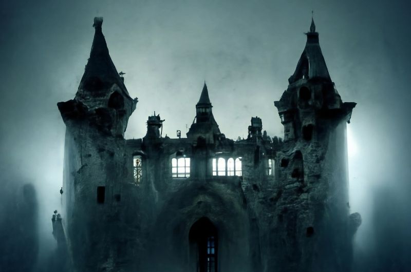 a haunted castle